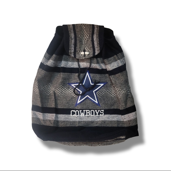 🌿Dallas Cowboys Fan Woven Drawstring Backpack⭐ - Picture 12 of 16